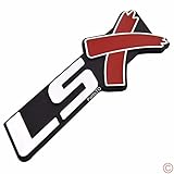 LSX Side Fender Rear Lid Boot Trunk Emblem Badge for Chevy Camaro Corvette LS LT ZL SS Pontiac Silverado 454 350 376