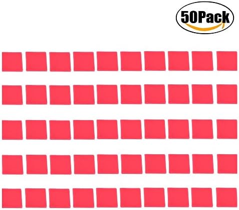 COOLOOdirect 50pcs 2x2cm Diamond Painting Embroidery Set Cross-Stitch Tool Blockage Plaster DIY Painting Glue Clay