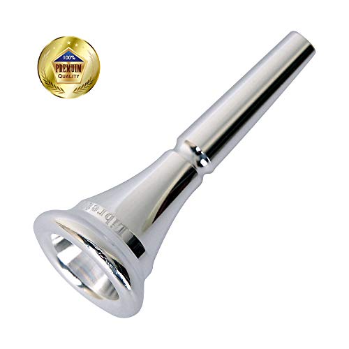 image for Libretto Silver Plated, 11, French Horn Mouthpiece, Great Gift for Beg