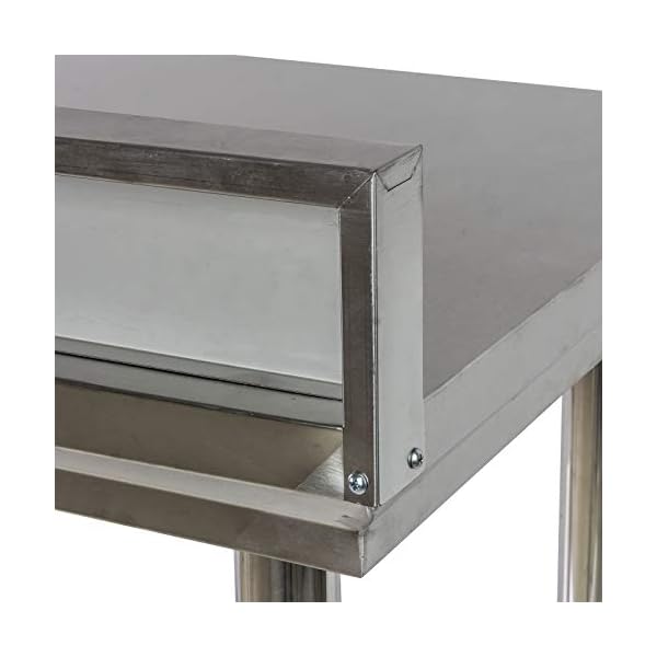 Edelstahl Arbeitstisch Tisch 120x60 cm hygienisch fÃ¼r Gastronomie GroÃkÃ¼che KÃ¼che – Bild 5
