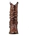 REFRESH Women Wild-02 Western Style Cowboy Boots,Tan,9