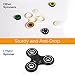 LYNEC Fidget Spinner - Hand Spinner EDC ADHD Focus,Ultra Durable Hight Speed Si3N4 Hybrid Ceramic Bearing,1-3 Mins Spins