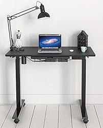SHW Electric Height Adjustable Mobile Rolling