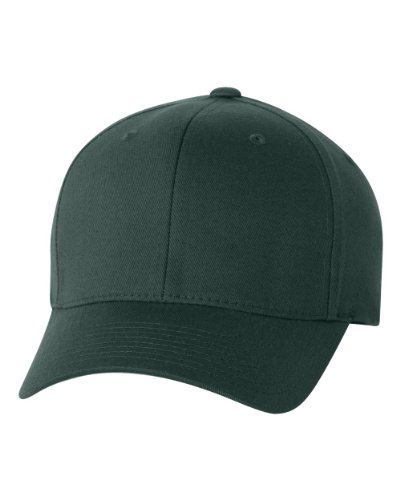 Flexfit Structured Twill Cap, Spruce, Small/Medium