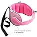 StoHua Toddler Car Seat Head Support Neck Pillow Strap - Kids and Baby Safety Neck Relief Head Support Band Sleep Strap with Adjustable Belt, Pink