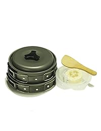 HRB Kit de cocina para acampada y pequeña estufa u