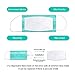 ASKCUT 10 Pcs Disposable Activated Carbon Filter for N95 Face Mask, 3 Layers Breathable Protective Filter for PM2.5 Mouth Mask for Men Women with Filter Slot