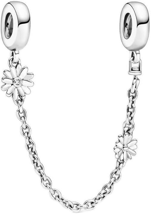 Amazon.com: PANDORA Safety Chain Clip Charm 787601-05, 50mm