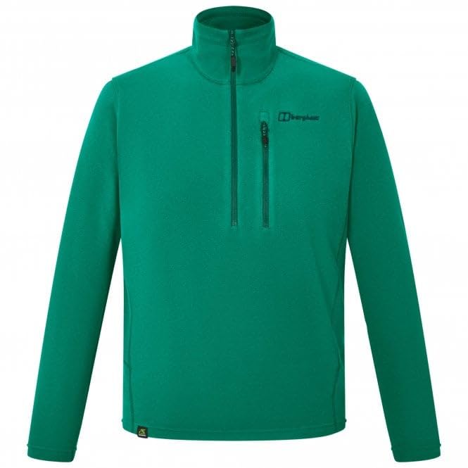 Berghaus Prism Micro Polartec Veste polaire demi-zippée pour homme Vert prairie Taille XXL