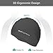 Msicyness Swim Cap for Men Women Silicone Swimming Hat for Adult Swimming Pool Laps Latex Rubber Reduce Water Intake Big Head Hair Guys Girl Bathing Cap