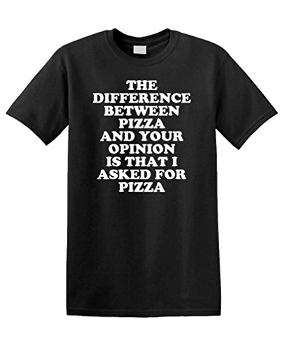 Funny Unisex Tee Shirt Pizza vs Opinion Comparison Nigeria Ubuy