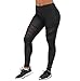 Souteam Yoga Pants,Women's Power Flex Workout Yoga Capris Pants Leggings(Large, 001_Black)