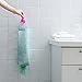 Hihelp Set of 2 Plastic Bag Holder Waterproof Wall Mount Grocery Bag Dispenser Garbage Bag Organizer with Easy Access Top and Bottom Openings for Home Office Kitchen