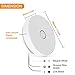 Onforu Waterproof 18W LED Ceiling Lights, CRI 90+, 11 inches, 150W Incandescent Bulbs Equivalent, IP65, 1600lm 5000K Daylight White Flush Mount Ceiling Light for Bathroom, Kitchen, Bedroom, Balcony.