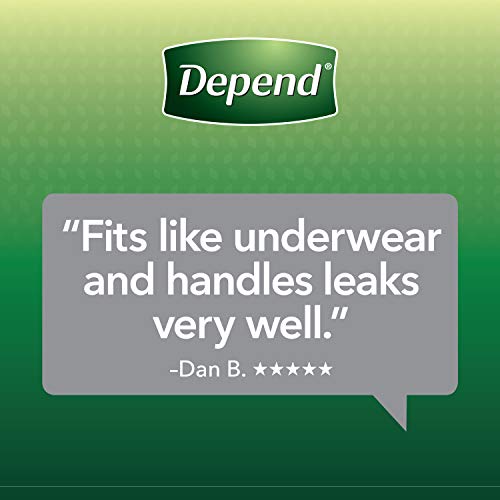 Depend Incontinence Underwear for Men, Small/Medium - Image 8