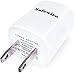 Safewire 5W Single Port High Speed Universal USB Travel Power Adapter Home Wall Charger Plug for Apple iPhone, iPod, iPad Air Mini Pro, Samsung Galaxy Edge Note, LG, HTC, Google Nexus Pixel (White)