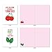 The Best Card Company - 10 Funny Assorted Blank Humor Notecards Box Set 4 x 5.12 Inch w/Envelopes Loving Cartoons for Men, Women (10 Designs, 1 Each) - Romantic Yummy Puns M5659OCB-B1x10