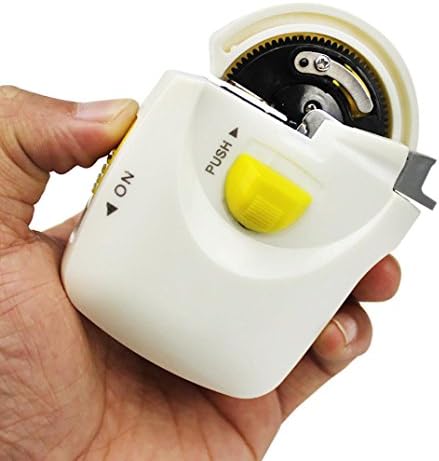 Yeefant Portable Accessories Electric Fishing ABS Hook Line Tier Automatic Tying Fish Hook Tie tool Device Equipment Tackle,White