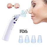 Blackhead Remover, Kesbin Electric Blackhead Vacuum Suction Removal, Acne Treatment, Comedone Extractor Tool Kit, Skin Facial Pore Cleaner, Microdermabrasion Machine with LED Display (Standard)