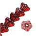 Czech Glass Beads Flower Beadcaps 6x4.5mm 'Siam Ruby Vega' (50)