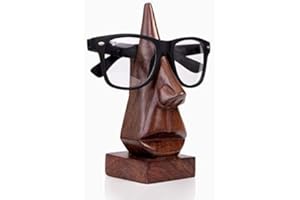 IndiaBigShop Wooden Handmade Eyeglass Spectacle Holder, Display Stand, Eyewear Retainer, Sunglasses Holder, Eyeglass Stand, Spec Holder for Men & Women - 6 Inch