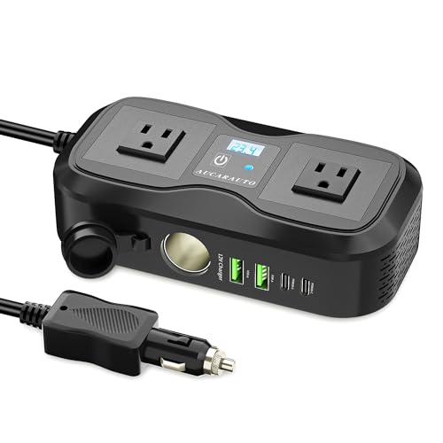 AUCARAUTO 7 in 1 Car Power Inverter