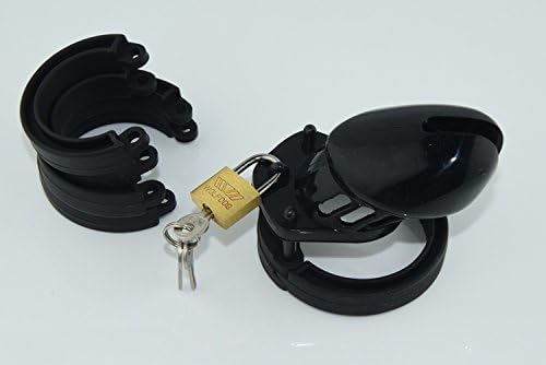 Yocitoy Premium Medical Grade Silic one Chasti-ty Device Male Briefs Black, Short