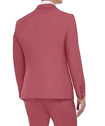 Men's 3 Pieces Suit Set Slim Fit Suits for Men Big