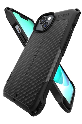 エレコム iPhone 14 / 13 ケース カバー 耐衝撃 ZEROSHOCK ソフトケース TPU [四つ角のエアークッションが衝撃を吸収] ストラップホール付き ブラック 簡易パッケージ (白箱) PMWA22AZEROGBK商品画像