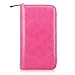 S6 Active Case, Galaxy S6 Active Case, Cellularvilla Wallet Bag Case, Pu Leather Flip [Card Slots] Case, [Zipper Wallet] [Magnetic Detachable] Back Cover for Samsung Galaxy S6 Active G890 (Pink)
