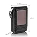 MaxGear RFID Credit Card Holder for Women RFID Credit Card Wallet for Travel Leather Wallet Zipper Credit Card Case Holder Black