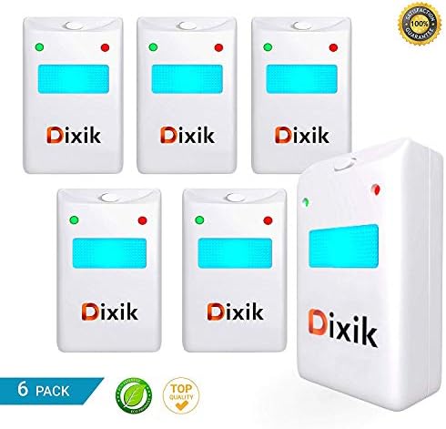 Ultrasonic Pest Repeller 6 Pack [2019 Upgraded] Indoor Plug-in Repellent, Electronic & Ultrasound | Anti Mice, Insects, Bugs, Ants, Mosquitos, Rats, Spiders, Roaches, Rodents | Child & Pet Safe