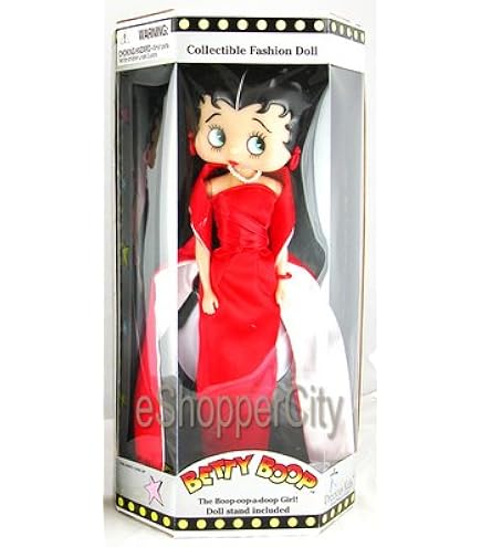 Amazon.com: Betty Boop 12" Doll in Vegas Logo T-Shirt : Toys & Games