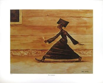 Amazon Com Ernie Barnes The Graduate Print 14 X 18 In Ernie