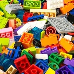 Brick Loot 1,000 Bricks w/Crate- 1000 Toy Building