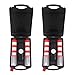 WISLIGHT LED Emergency Roadside Flashing Flares Safety Strobe Light - Road Warning Beacon, Magnetic Base, Detachable Stand, Storage Case (2 Cases = 4 PCS, Battery Not Included)