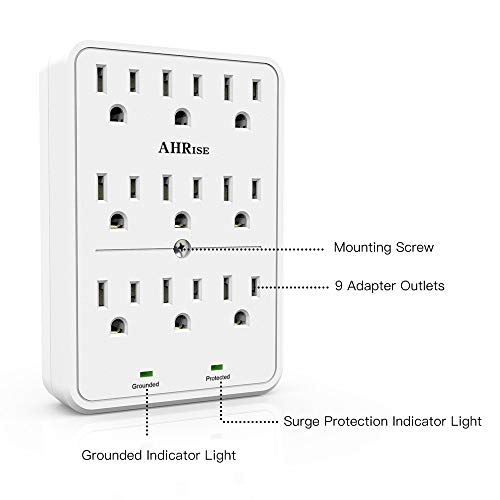 2 Protector+AHRISE+9+Outlet+Extender+Splitter