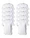 Gildan Adult DryBlend Sports T-Shirt, White, Medium. (Pack of 10)
