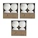 Mega Candles 12 pcs Unscented White Floating Candles, Hand Poured Wax Candle 2 Inch Diameter, Home Décor, Wedding Receptions, Occasions, Festivities, Events, Meditations, Tranquility, Spa