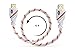Ultra Clarity Cables 4K HDMI Cable 10FT [2 Pack], High Peed Hdmi Cables with Braided Cord & Gold Connectors, 4K @ 60Hz, Ultra HD, 2K, 1080P, ARC & CL3 Rated for Roku TV/PS5/HDTV/Blu-ray/Xbox One
