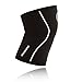 Rehband Rx Knee Sleeve 7mm - Black - Large - 1 Sleeve