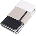 Fosmon CADDY Series Leather Wallet Case for Blackberry Z10 (White, Gray & Black)