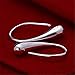 NYKKOLA Fashion Classic Jewelery Unique Simple Shiny Silver Plated Hoop Earrings