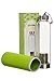 Hot or Cold Glass Tea Tumbler Infuser Bottle – Tea Travel Mug with Flavor Dispenser - Loose Leaf Tea Cup with Strainer Filter 400ml - Insulating Sleeve - Green