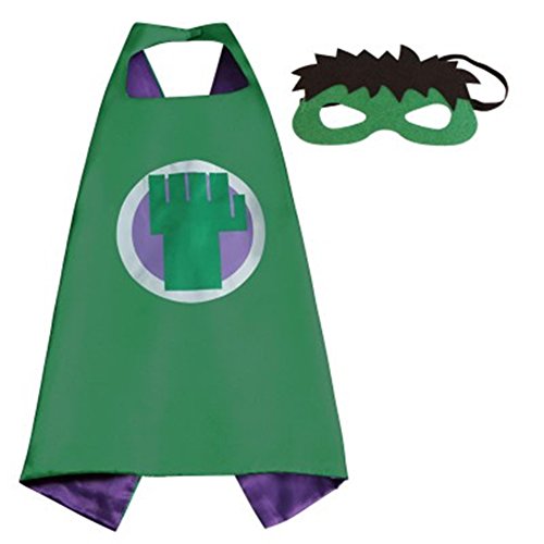 Marvel Comics Adult Size - Hulk Logo Cape and Mask with Gift Box by Superheroes