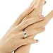 SILVERLINE JEWELRY 3pcs 2mm Stainless Steel Women's Plain Wedding Band Stacking Comfort Fit Rings Silver/Gold/Rose/Black/Blue/Tricolor Tone Half Sizes 5-12