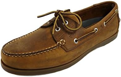 Creek Mens Deck Shoes {Color:Saddle,Size:40}