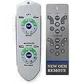 Replacement Remote Compatible w Tempurpedic Ergo Advanced Rc-wm-101 (Old Remote Must Match Picture on Left, New Version Shown Right)