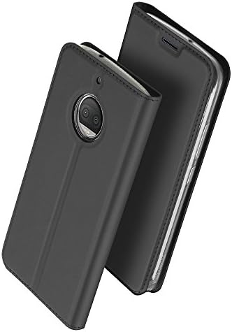 Moto G5S Plus case,Coloyanxi&DUX DUCIS Ultra Slim Skin PRO Series Luxury Leather Flip Bracket Wallet Phone Case For Moto G5S Plus - Black