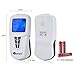 Cranvel FDA Cleared TENS Unit Electronic Pulse Massager,Portable TENS Unit 6 Modes with 4 Pads Adjustable Speed and Intensity for Muscle Pain Relief